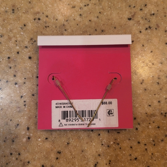 NWT Kurt Geiger Pearl and Rhinestone Earrings - Picture 6 of 6